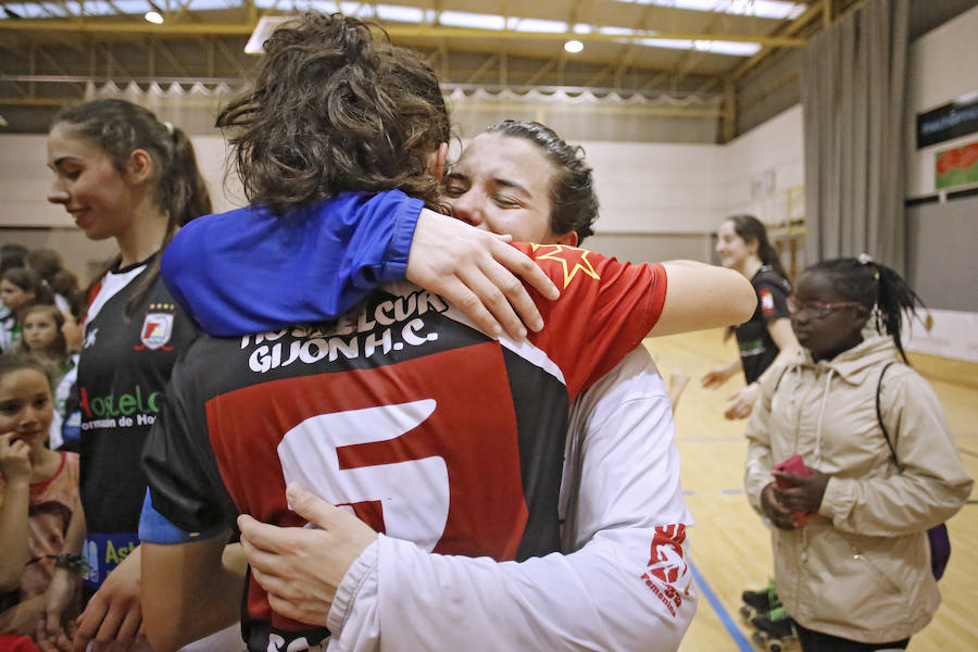 El equipo gijonés se proclama campeón por segunda vez consecutica tras vencer al Vila-Sana por 6-1.