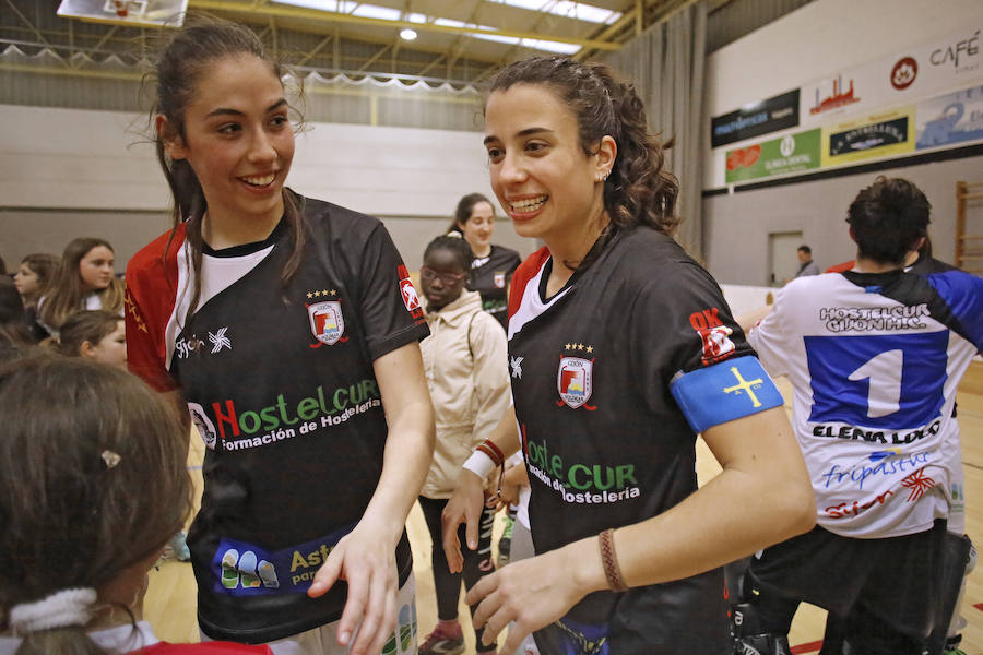 El equipo gijonés se proclama campeón por segunda vez consecutica tras vencer al Vila-Sana por 6-1.