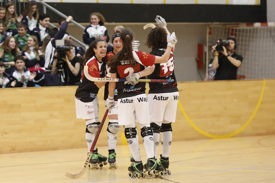 El equipo gijonés se proclama campeón por segunda vez consecutica tras vencer al Vila-Sana por 6-1.