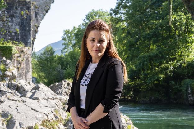 Vanesa González, secretaria general del PSOE cangués. 