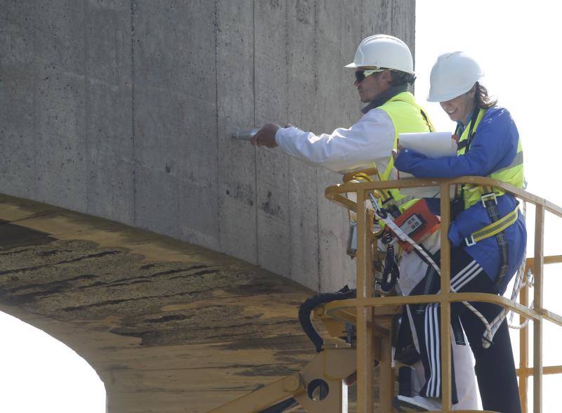 Fotos: Comienzan los trabajos de restauración en el &#039;Elogio del Horizonte&#039;