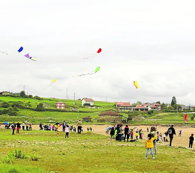 Festival de Cometas de Caravia. 