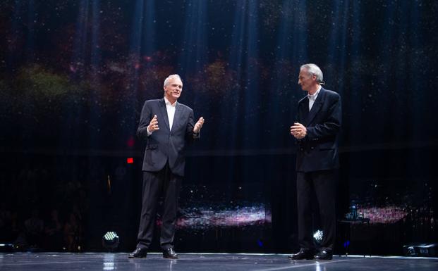 Jean-Dominique Senard, presidente de Michelin, y Florent Menegaux, futuro número 1 de la compañía