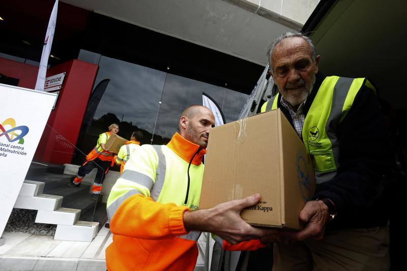 Han sido aportados por trabajadores del sector del transporte sanitario, tras una Operación Kilo desarrollada con el apoyo del comité de empresa y los trabajadores de Transinsa. La acción cuenta con la participación de la Alianza Nacional Contra el Hambre y la Malnutrición de España, de la que son socios ambas fundaciones.