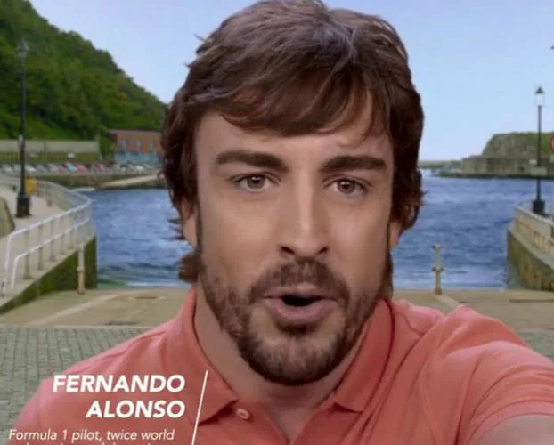 Fernando Alonso promociona Asturias en la campaña 'Spain in 10 seconds' de Turespaña