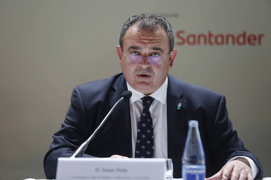 El acto, al que acudió el presidente de la Federación Asturiana de Empresarios (FADE) Belarmino Feito, se celebró en Las Caldas. 