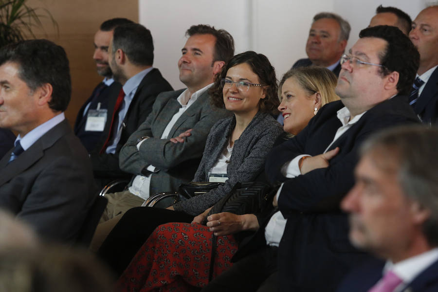 El acto, al que acudió el presidente de la Federación Asturiana de Empresarios (FADE) Belarmino Feito, se celebró en Las Caldas. 