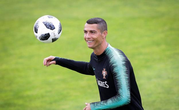 Cristiano Ronaldo, con la selección portuguesa. 