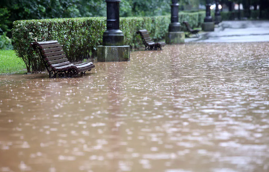 Las precipitaciones han alcanzado ya los 41 litros por metro cuadrado en la capital asturiana