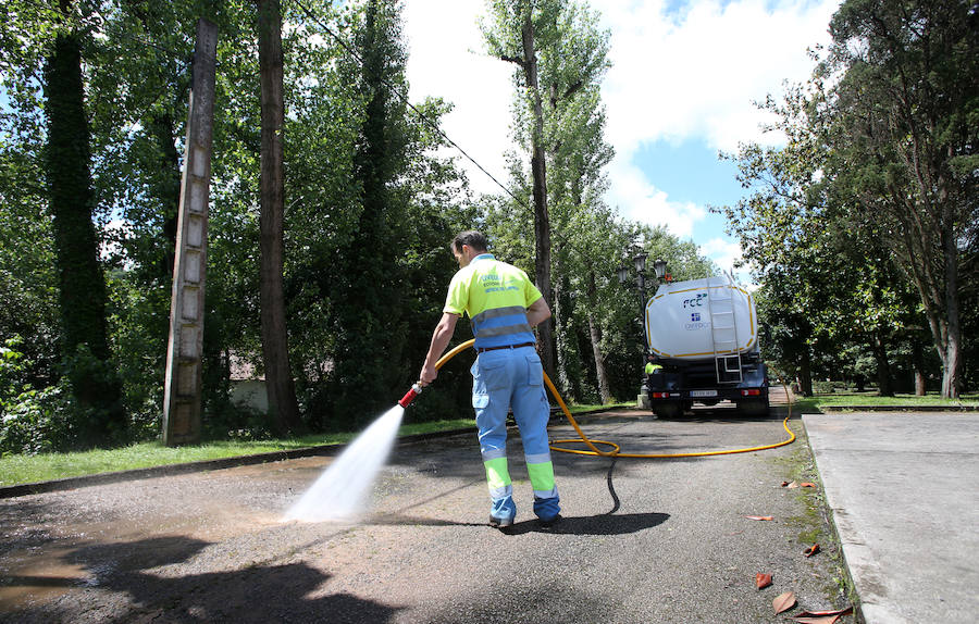 Fotos: Trubia hace balance de daños tras el argayo