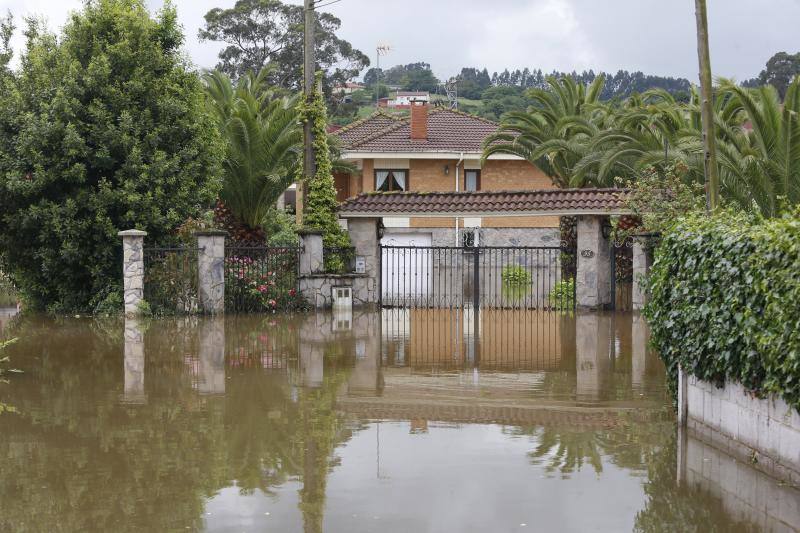 Fotos: Porceyo, afectada por la tromba de agua