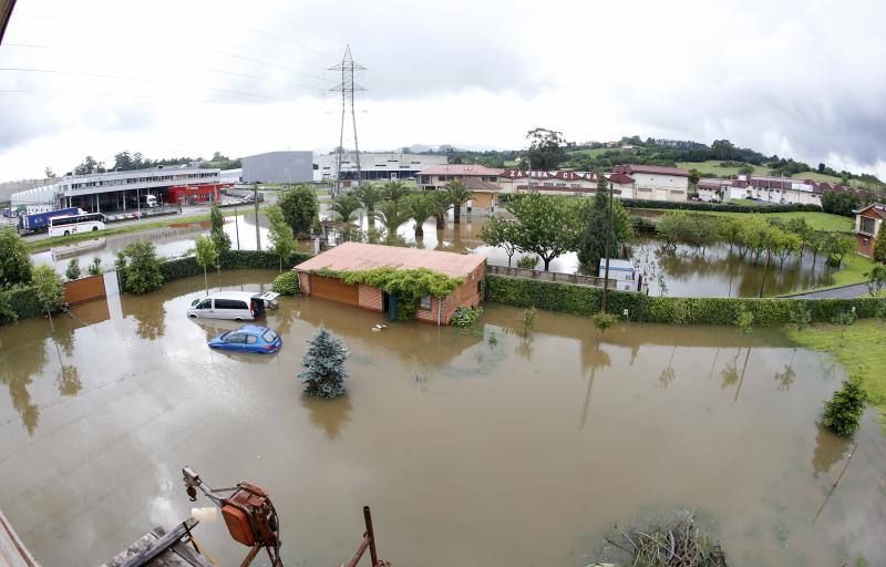 Fotos: Porceyo, afectada por la tromba de agua