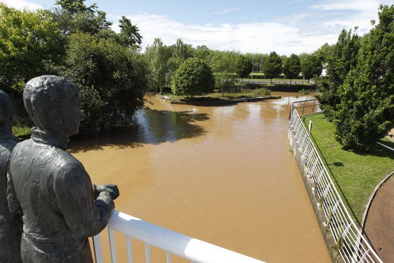 Fotos: Los efectos de las inundaciones en el río Piles
