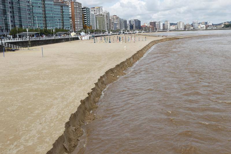 Fotos: Los efectos de las inundaciones en el río Piles