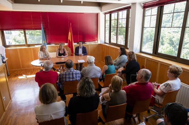 Presentación de los proyectos, en el Ayuntamiento. 