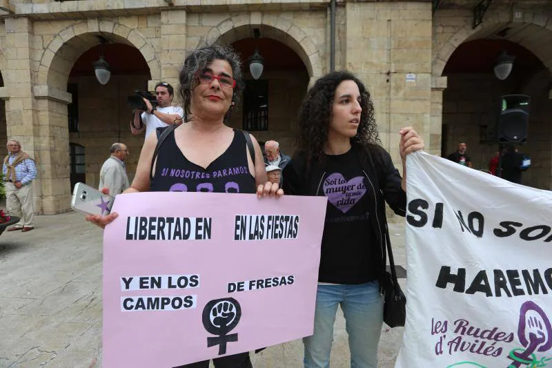 Fotos: Avilés sale a la calle en protesta contra la libertad provisional para &#039;La Manada&#039;