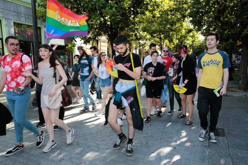 La manifestación del Orgullo, que reunió a cientos de personas, reclamó la urgente tramitación de una ley para proteger a las personas transexuales