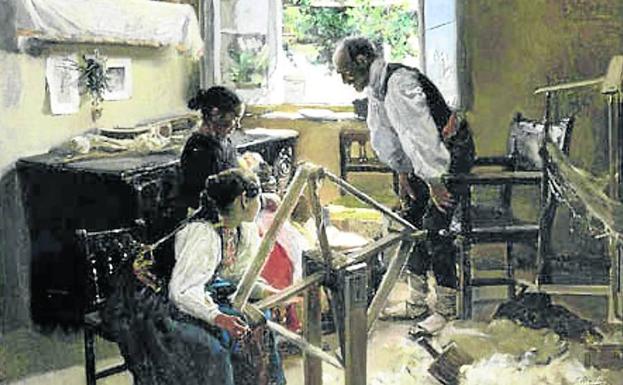 'Familia segoviana', uno de los cuadros más populares de Sorolla.