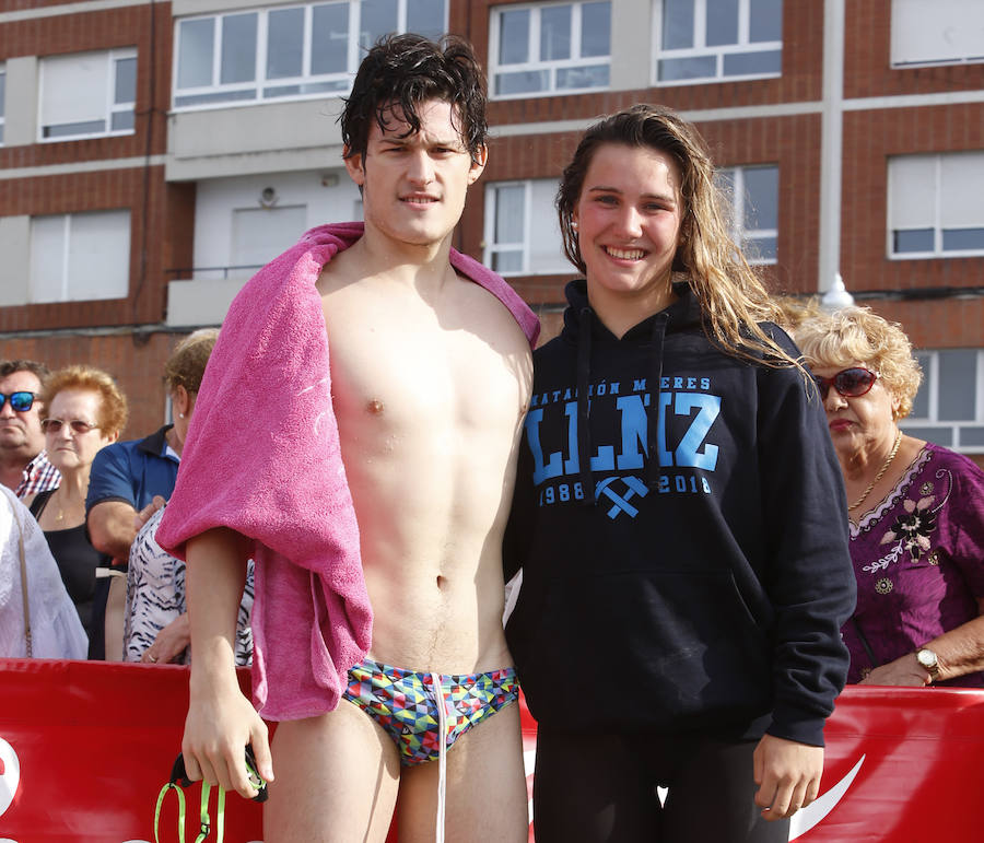 El nadador del Puentera confirmó los pronósticos y Aroa Silva, por su parte, ganó en la categoría femenina.