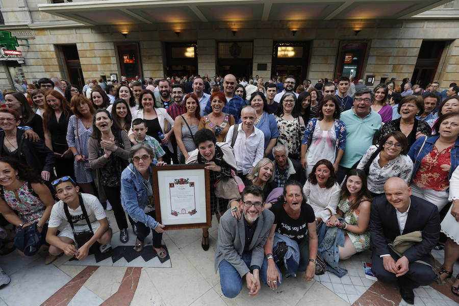 Los siete galardonados prestan un servicio a la ciudad tratando de hacerla «un lugar mejor», aseguró Carmen Moriyón.