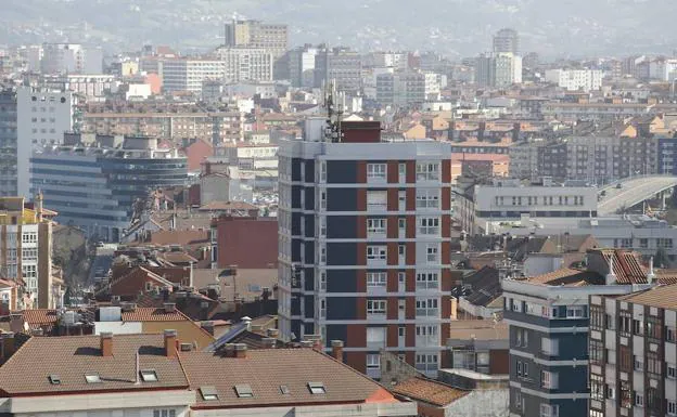 Edificios de Gijón. 