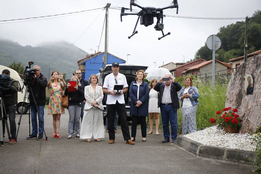 El dron puede lograr una altitud de 120 metros y tiene una autonomía de vuelo de media hora por cada batería