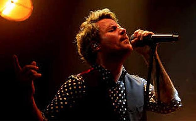 Dani Martín, durante uno de sus directos.