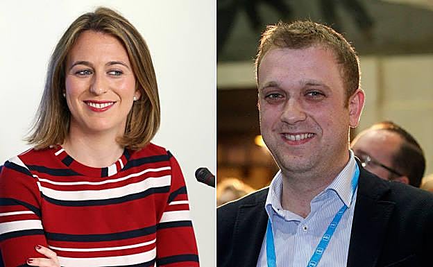 Los asturianos Reyes Fernández Hurlé y Pablo Álvarez-Pire, en la dirección de Pablo Casado