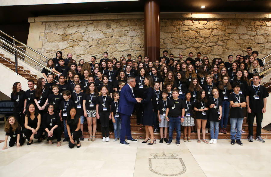 Fotos: Doña Letizia preside la apertura de los cursos de música de la Fundación Princesa