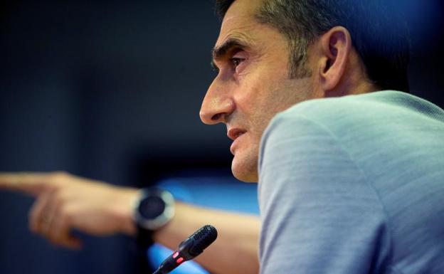 Ernesto Valverde comparece en rueda de prensa previa a su partido frente al Alavés