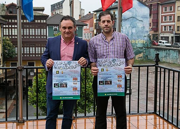 Juan Cañal y Saúl Moro, durante la presentación 