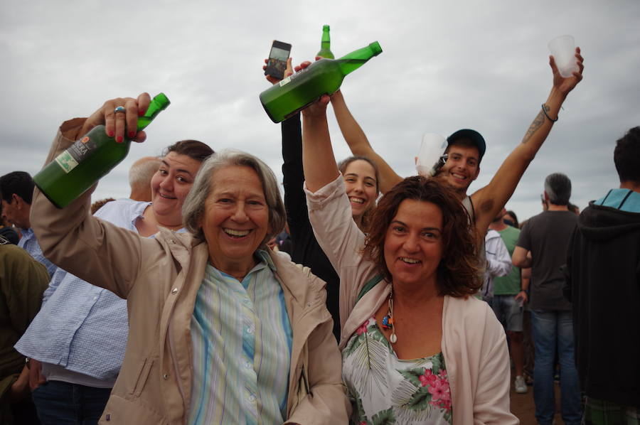 9.580 escanciadores consiguieron que la ciudad supere la marca del año pasado en la tradicional cita en Poniente