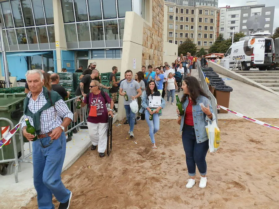 9.580 escanciadores consiguieron que la ciudad supere la marca del año pasado en la tradicional cita en Poniente