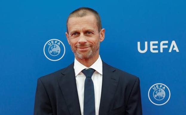 El presidente de la UEFA, Aleksander Ceferin. 