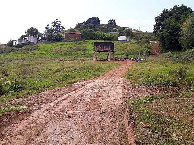 Aspecto de la parcela donde se ubicarán los huertos. 