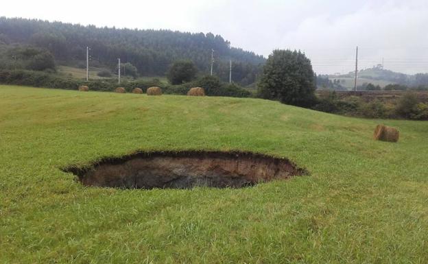 La tierra se hunde en Corvera