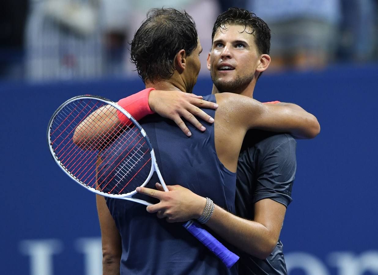 Las mejores imágenes del partido de cuartos de final del Abierto de Estados Unidos entre Rafa Nadal y Dominic Thiem. 