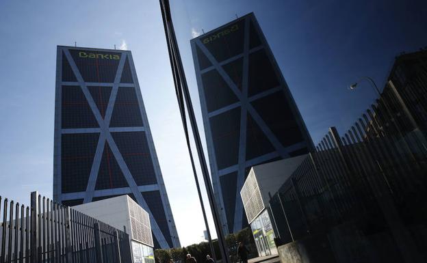 Vista de la sede central de Bankia en Madrid. 