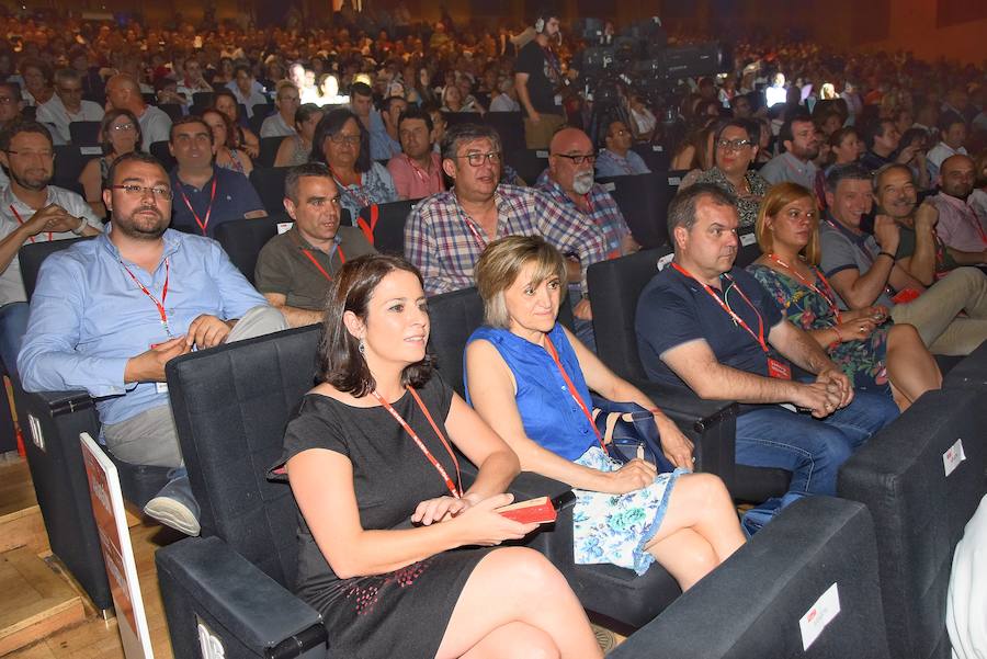 Junio de 2017. Con la delegación asturiana, en el Congreso del PSOE tras la vuelta de Pedro Sánchez a la secretaría general.