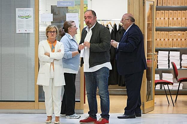 Natalio Grueso, hace tres años en los juzgados para declarar por el 'caso Niemeyer'. 