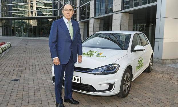 El presidente de Iberdrola, Ignacio Galán, ayer.