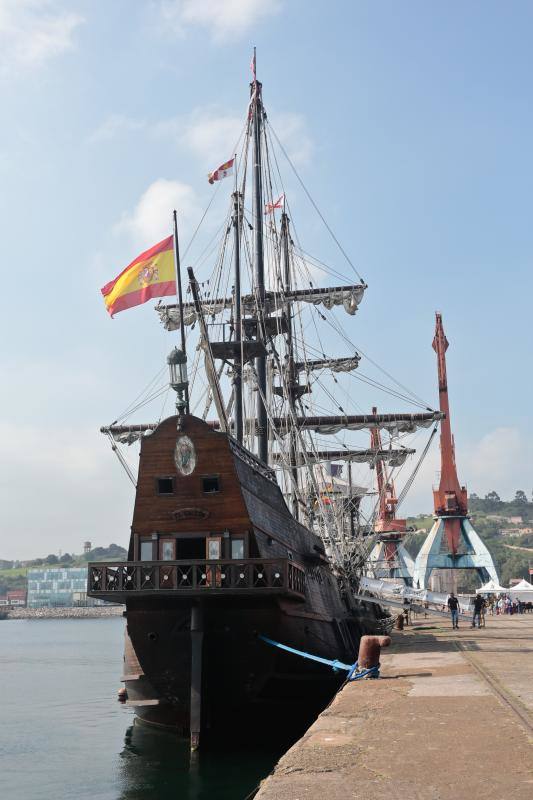 Los tres buques participan en el Festival Marítimo y se podrán visitar de 10 a 20 horas.