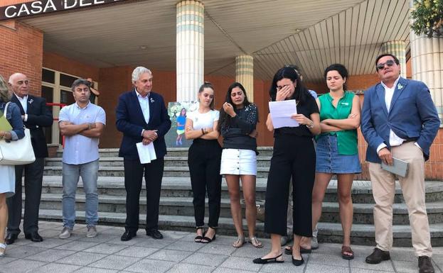 Durante el acto, la avilesina Ana Sanjuán leyó una sentida carta en nombre de todas las jugadoras que con ella lograron tantos éxitos para el golf regional