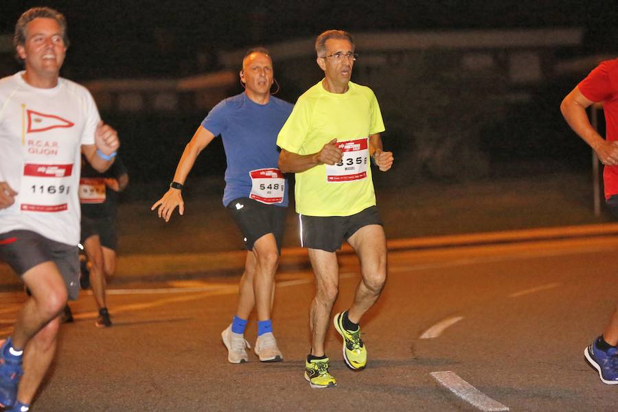  Carrera Nocturna Gijón 10K  Moha Bakkali y Esther Álvarez se impusieron en la prueba. 