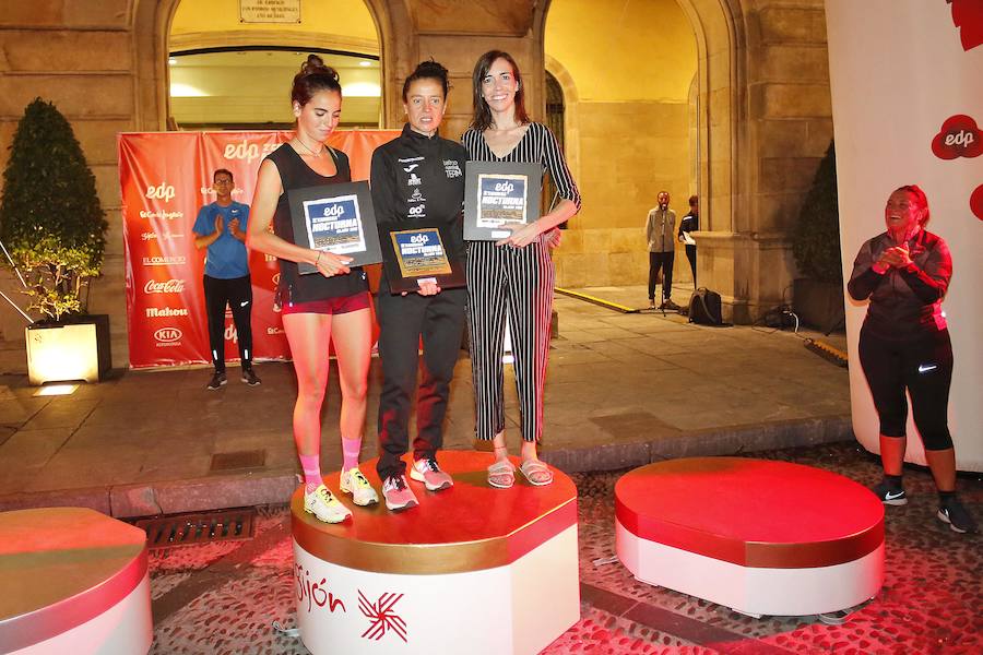  Carrera Nocturna Gijón 10K  Moha Bakkali y Esther Álvarez se impusieron en la prueba. 