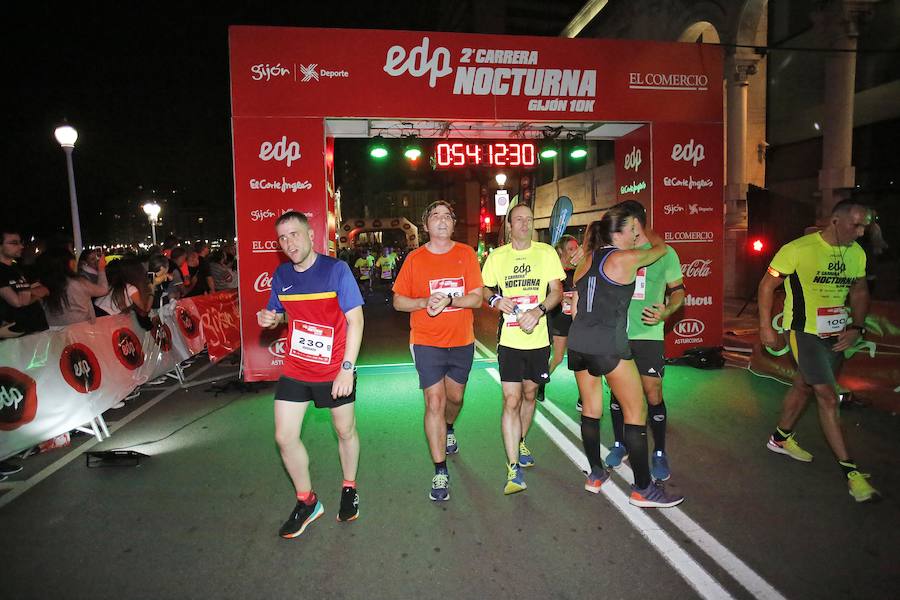  Carrera Nocturna Gijón 10K  Moha Bakkali y Esther Álvarez se impusieron en la prueba. 