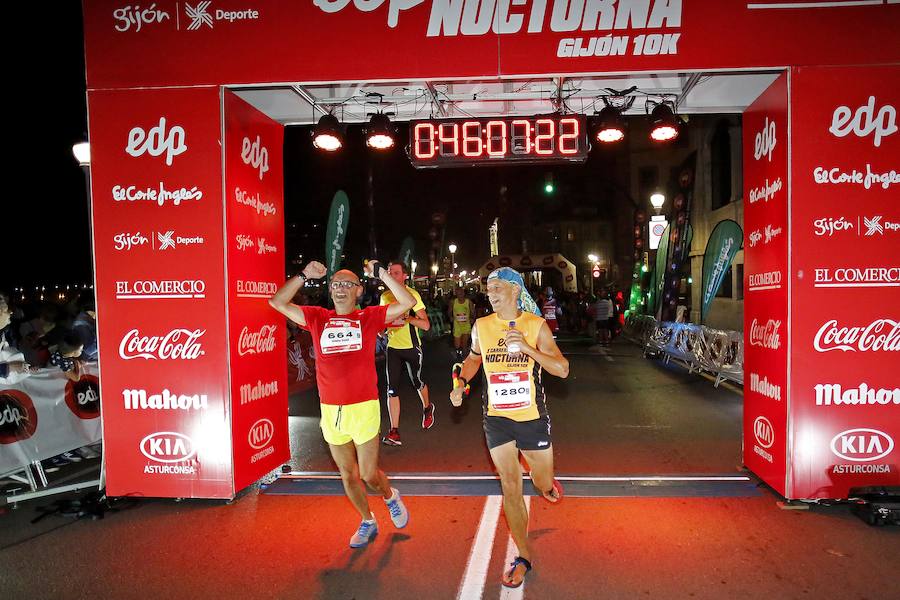  Carrera Nocturna Gijón 10K  Moha Bakkali y Esther Álvarez se impusieron en la prueba. 