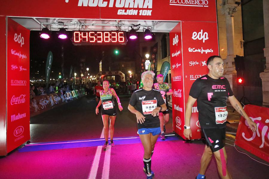  Carrera Nocturna Gijón 10K  Moha Bakkali y Esther Álvarez se impusieron en la prueba. 