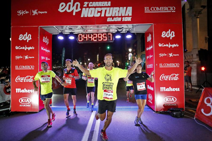  Carrera Nocturna Gijón 10K  Moha Bakkali y Esther Álvarez se impusieron en la prueba. 