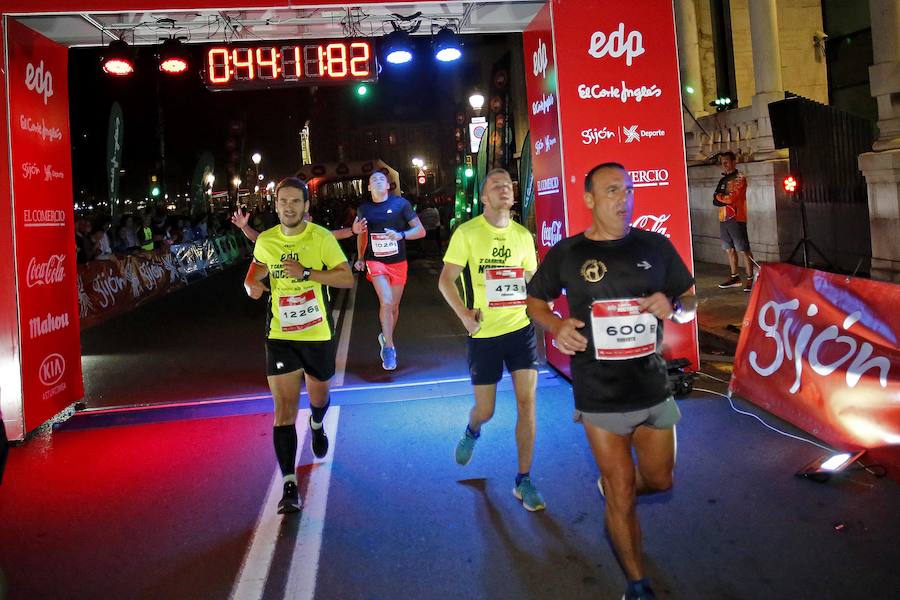  Carrera Nocturna Gijón 10K  Moha Bakkali y Esther Álvarez se impusieron en la prueba. 